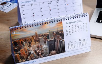 Order your bespoke promotional desktop calendars before its too late